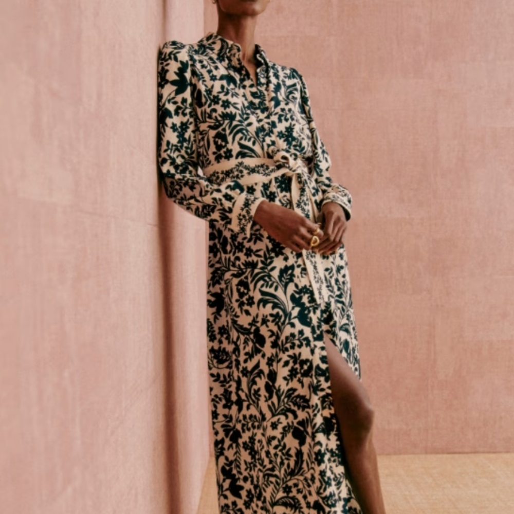 Sezane dress suze 36, US 4